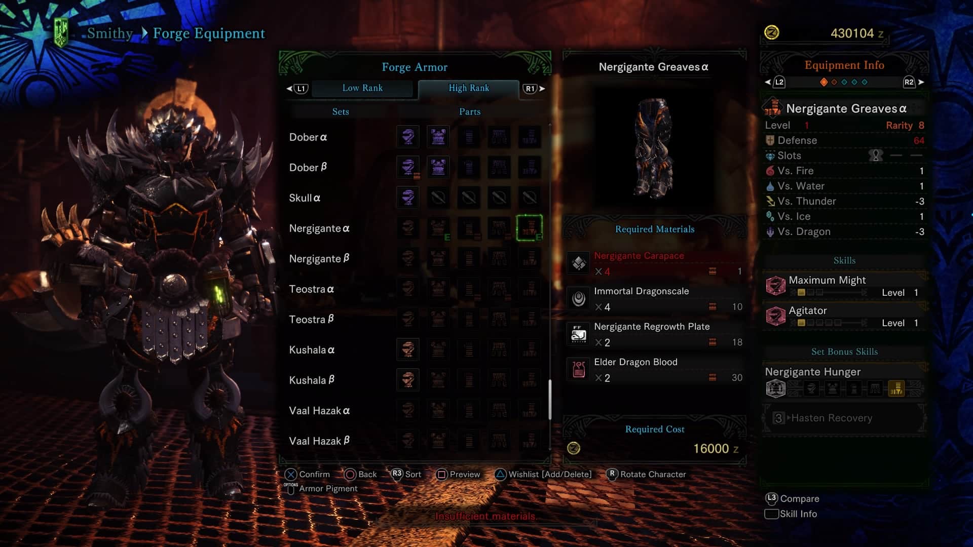 Nergigante Leg Armor