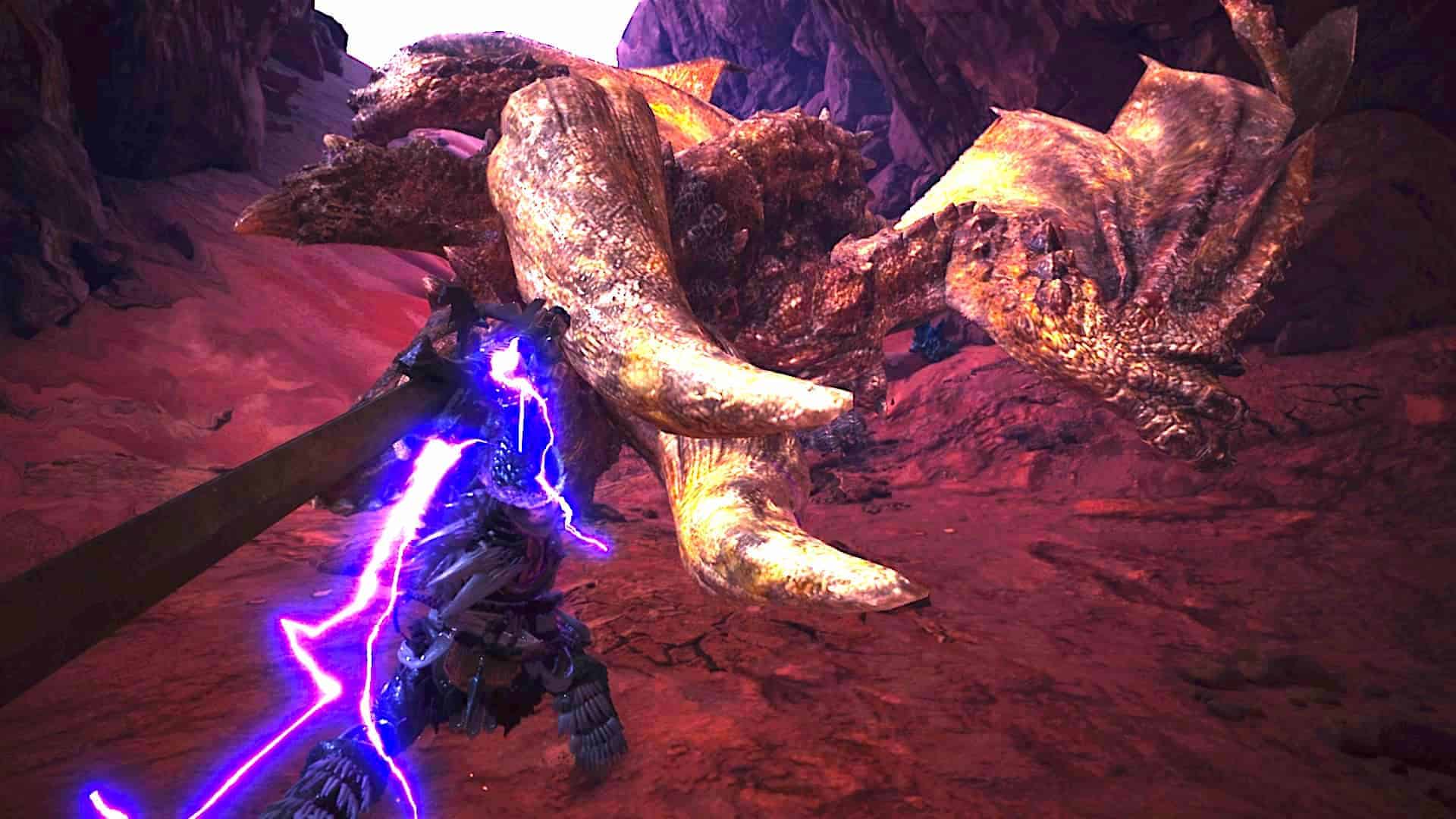 Monster Hunter World Charge Blade - Diablos Fight