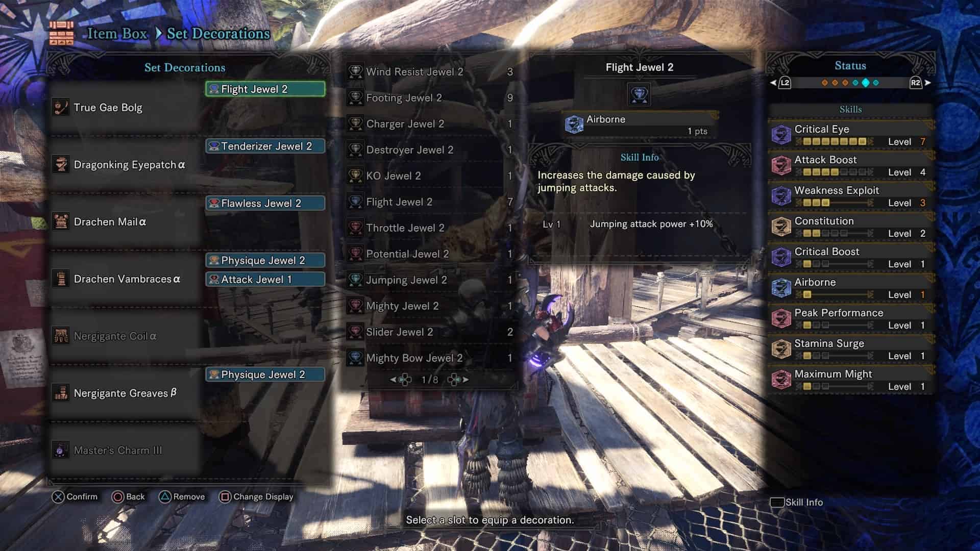 Monster Hunter World - Insect Glaive Armor Skills