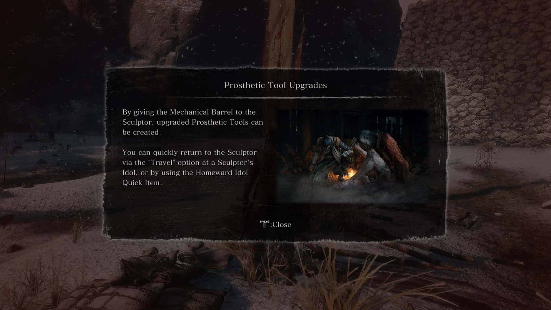 Sekiro Upgrade Prosthetic Arm