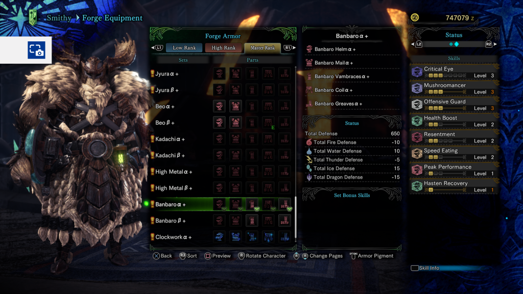 iceborne banbaro armor